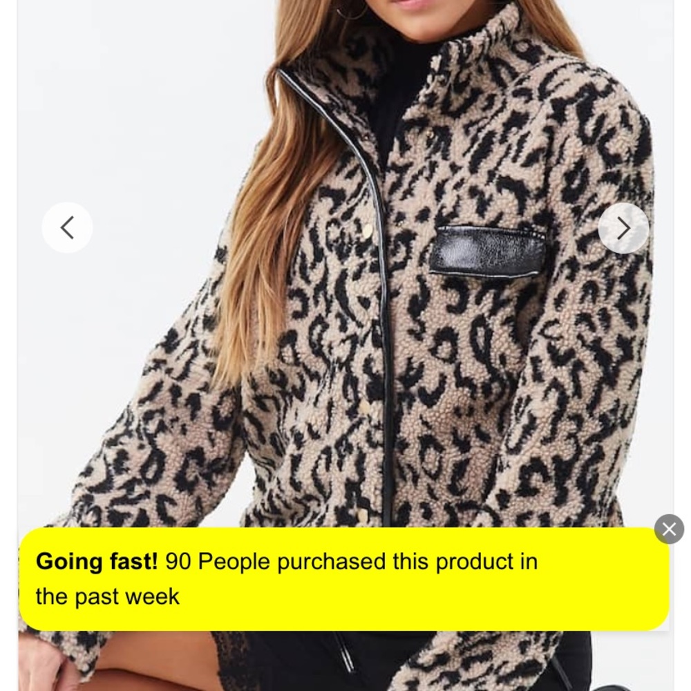 Forever 21 Leopard Print Jacket